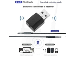 Adaptador de audio USB Bluetooth 5.0 Rosewell, transmisor, receptor y altavoz auxiliar para TV