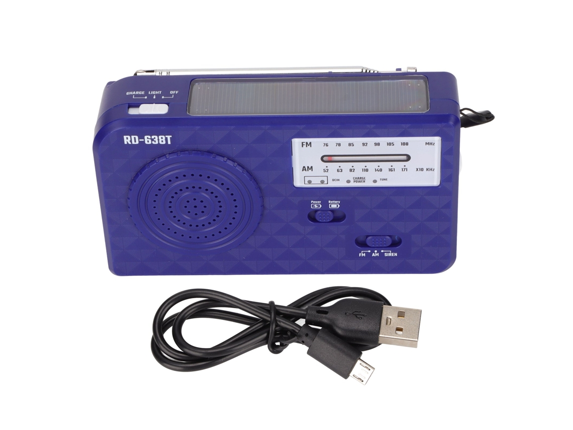 Linterna De Radio Portátil Con Energía Solar, Ideal Para Emergencias Meteorológicas, Con Radio Am/fm Y Correa Para La Muñeca, Para Uso En Exteriores.