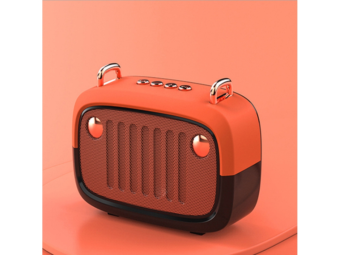 (naranja) Nuevo Altavoz Bluetooth Portátil Bs32d Con Dibujos Animados Creativos