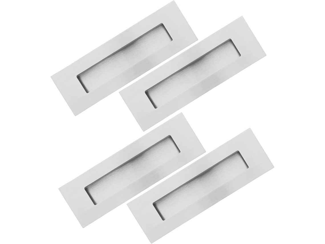 Juego De 4 Manijas Para Puertas Corredizas Empotradas - Estilo De Diseño