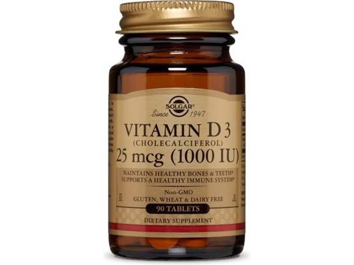 Té SOLGAR Vitamina D (90 tabletes)