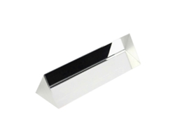 Prisma triangular equilátero de vidrio óptico de 30 mm - Prisma triple para separación de haces de luz y experimentos científicos