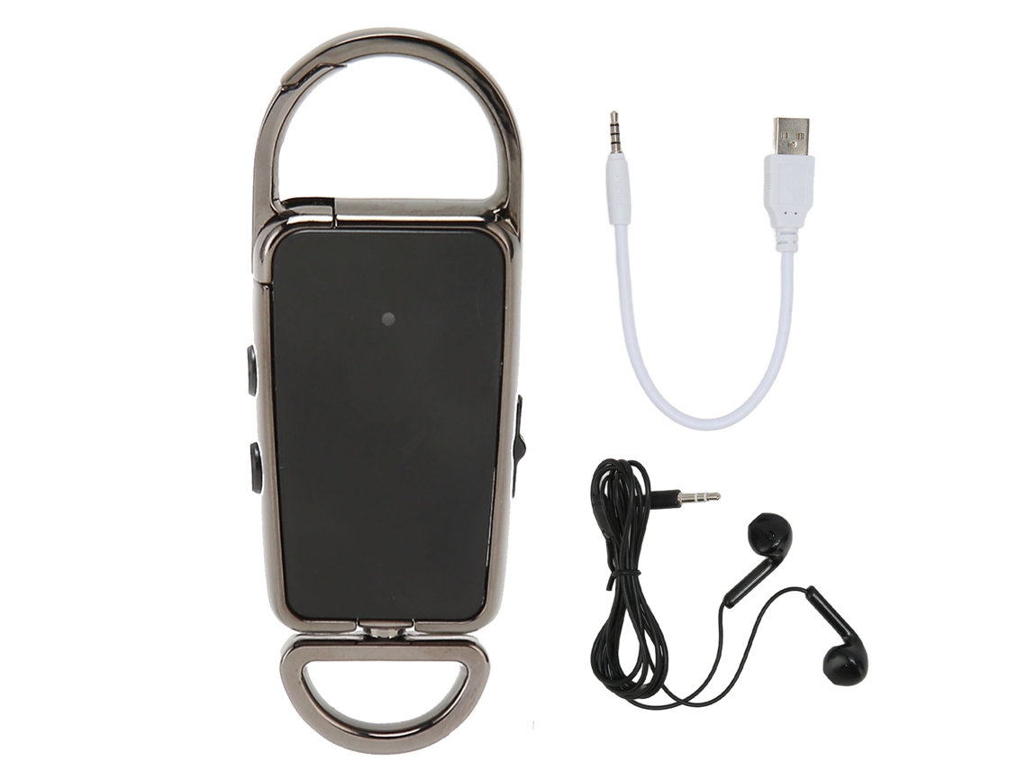 Minigrabadora De Voz Activada Por Voz Con Ia Inteligente, Reducción De Ruido Hd, Portátil, 32 Gb Con Gancho.