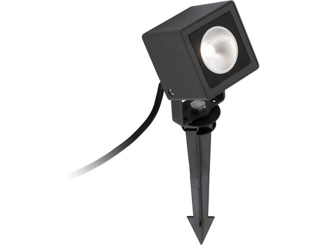 Baliza FARO BARCELONA Sobek (Negro - LED - 7 W - Aluminio Inyectado)