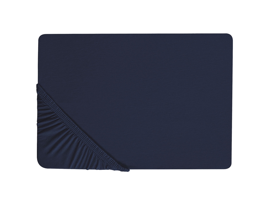 Sábana BELIANI Hofuf (Azul - Algodón - 200x160x30 cm)