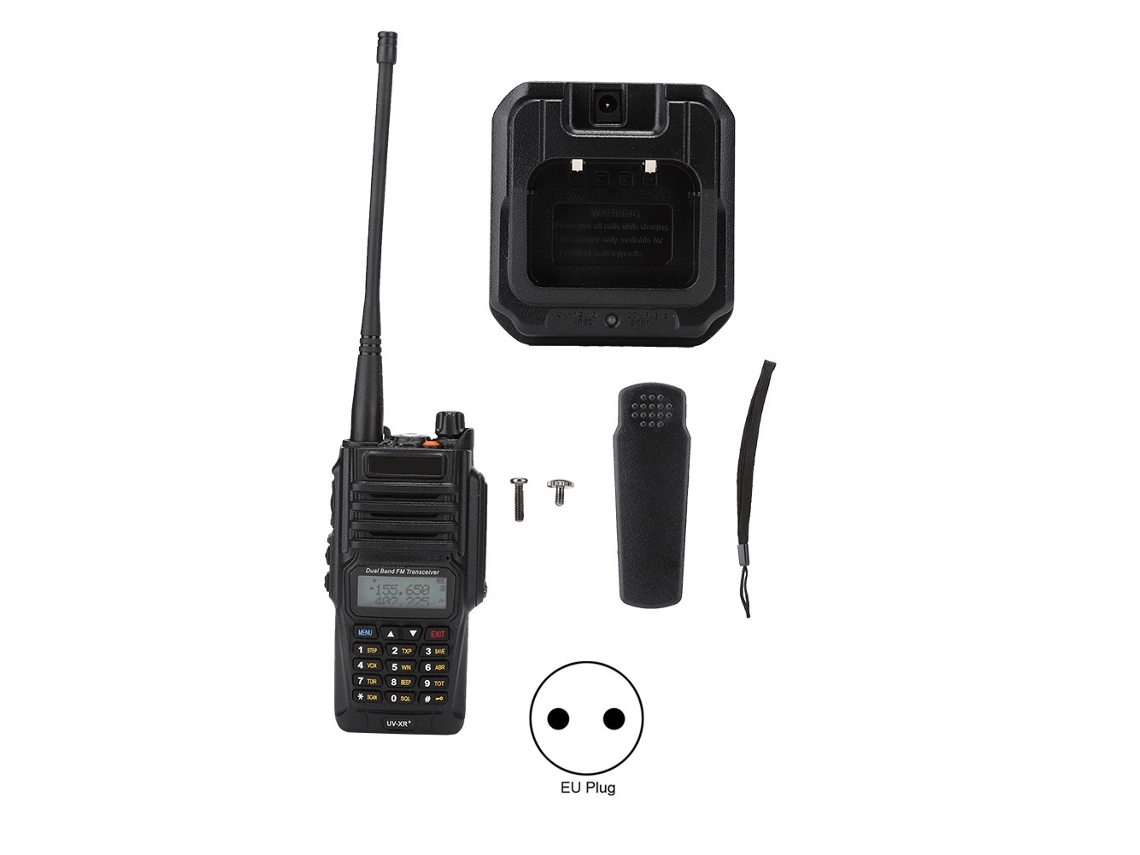 Radio Walkie-talkie Portátil E Impermeable Baofeng Uv Xr Plus De Doble Frecuencia Vhf Uhf.