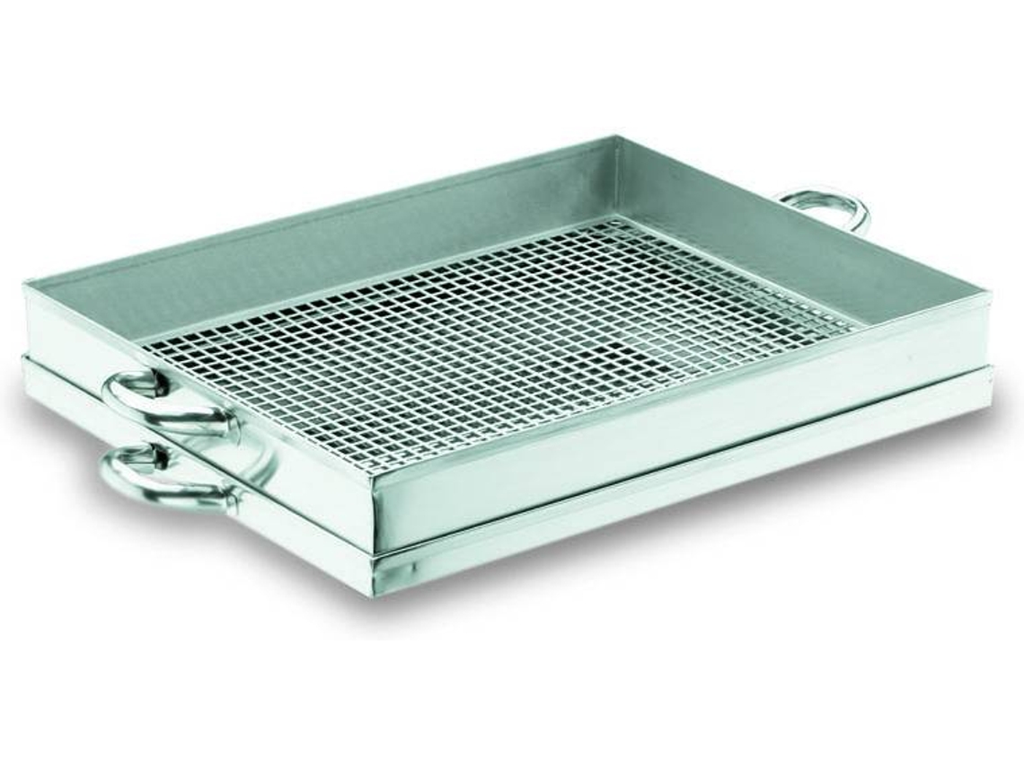 Escurridor LACOR Fritos Inox (Acero Inox - 62x41x8,5 cm - 1 Und)