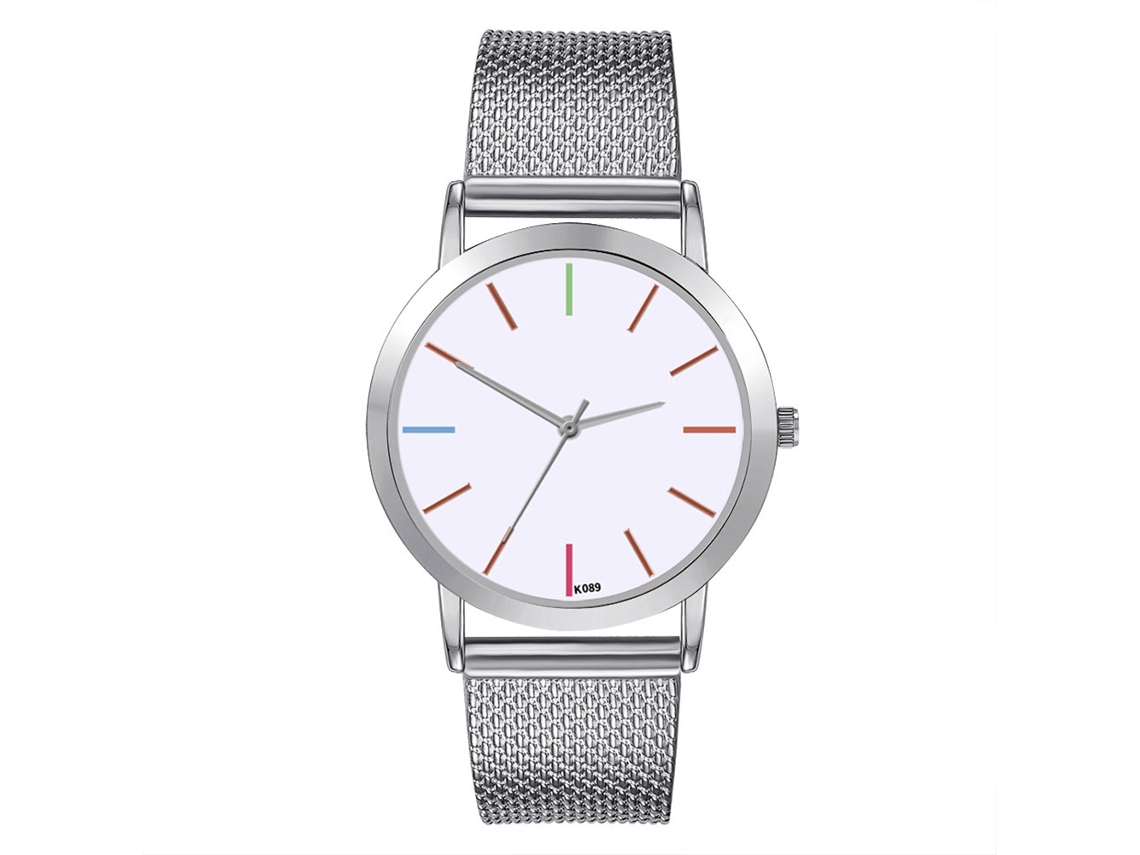 Reloj De Pulsera De Cuarzo Para Mujer Zhoulianfa, Estilo Casual, Moderno Y Duradero, Color Plata.