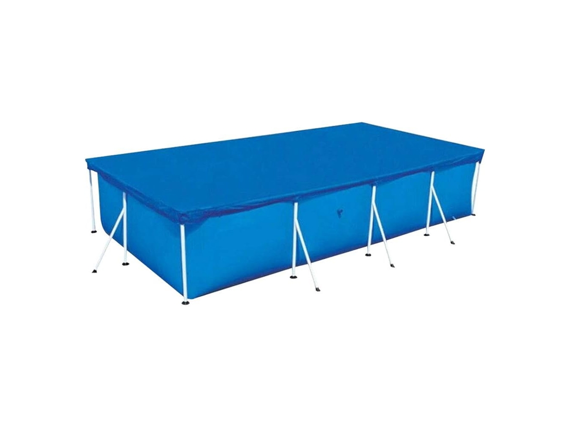 RNEMITERY Cubierta de piscina rectangular para piscinas al aire libre rectangulares, materiales de alta calidad Polietileno tejido resistente y duradero, 221X15