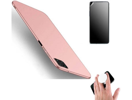 Carcasa y Protector de Pantalla Oppo Reno 4 Z 5G Rosa