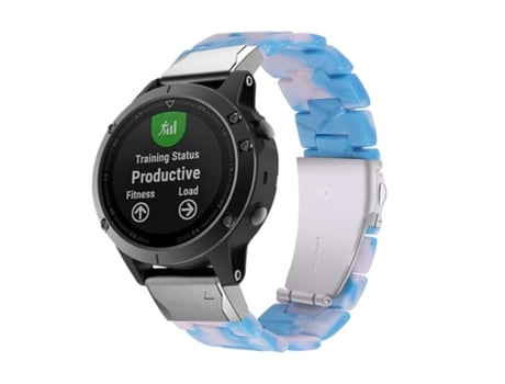 Correa Resina Luxury Aqua Garmin Fenix 5X