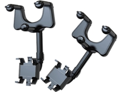 Soporte Ajustable Para Teléfono Móvil Para Espejo Retrovisor, Juego De 2, Soportes Giratorios De 360°.