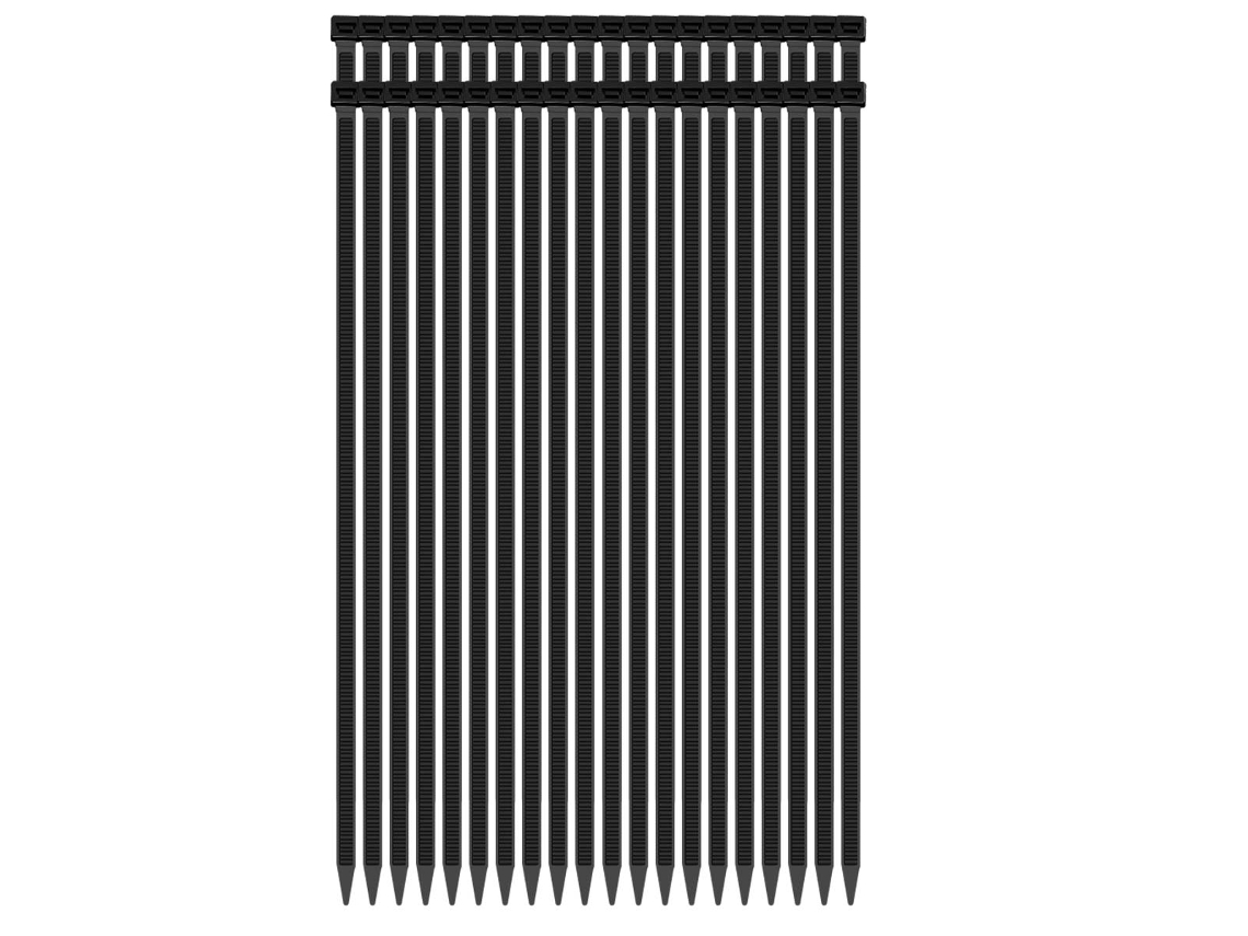 Bridas Autoblocantes De 2,8 X 150 Mm, 40 Piezas De Nailon