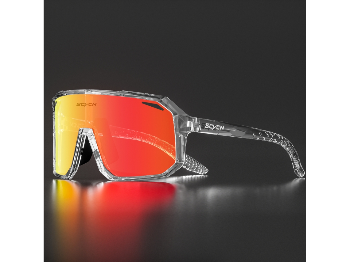 Gafas De Ciclismo Unisex (estilo 14), Con Protección Uv400 Y Lentes De Poliacrilato Tr-90 Negro.