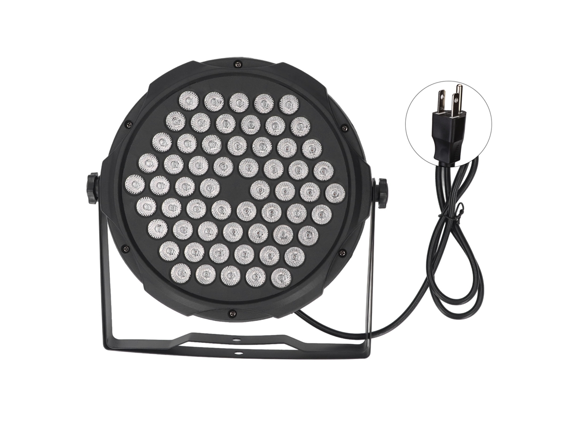 Luz De Escenario Led Dmx 512 Control Por Voz Rgb Luz Par Dj Plug Ee.uu.