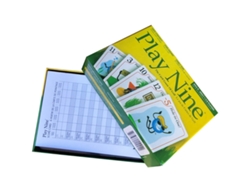 Juega al juego de golf de nueve cartas, cartas para fiestas multijugador