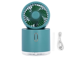 Ventilador De Ar Condicionado Mini Para Desktop (oscilação Automática, Umidificação Por Spray)