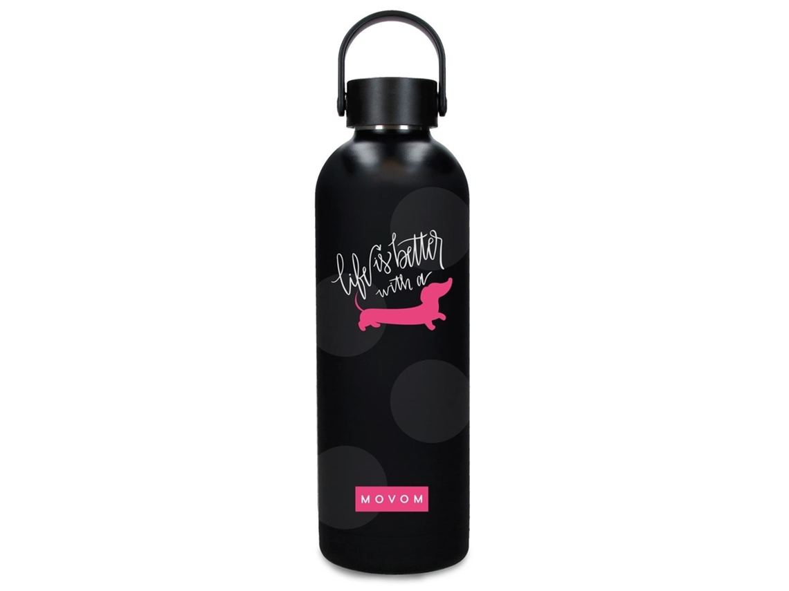 Botella Térmica Movom Teckel (500ml - Negro)