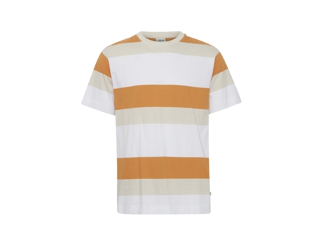 Camiseta de Hombre OCUN Rayas Iridiscentes Project Paris Blanco (S)