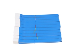 1000 Pulseras Desechables Impermeables Resistentes Al Rasgado Para Eventos, Conciertos Y Parques Infantiles Azules