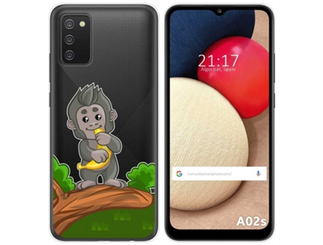Carcasa Samsung Galaxy A02s TUMUNDOSMARTPHONE Dibujos Transparente Multicolor