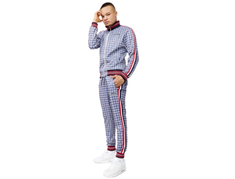 Chándale para Fitness LONSDALE Chándal Burmarsh Azul (M)