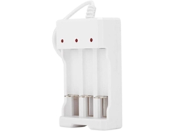 Cargador Portátil Para Pilas Recargables Aa Y Aaa Con 3 Ranuras Y Puerto Usb.