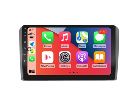 Coche Radio CarPlay Android Auto ROVERONE para Audi A3 2 8P 2003 - 2013 S3 2 2006 - 2012 RS3 1 2011 2012 Navegación GPS Estéreo Bluetooth