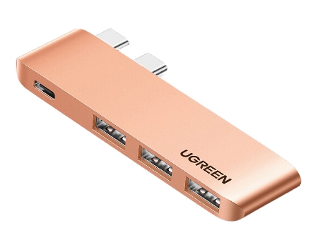 Adaptador UGREEN 70407 Cm263 4In1 Thunderbolt3 3Usb3.0 para Macbookpro/Air