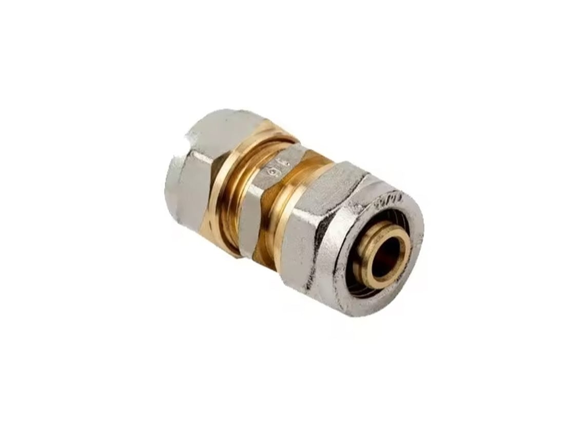 Manguito Para Tubo Multicapa De Compresion 16 Mm, Sin Necesidad De Maquina Prensadora, Gris