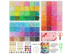 Juego de arcilla con 15.000 cuentas para pulsera infantil en 72 colores Hiheis Diy Yunzii
