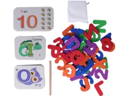 Juego De Tarjetas Didácticas Letras Y Números Para Niños.