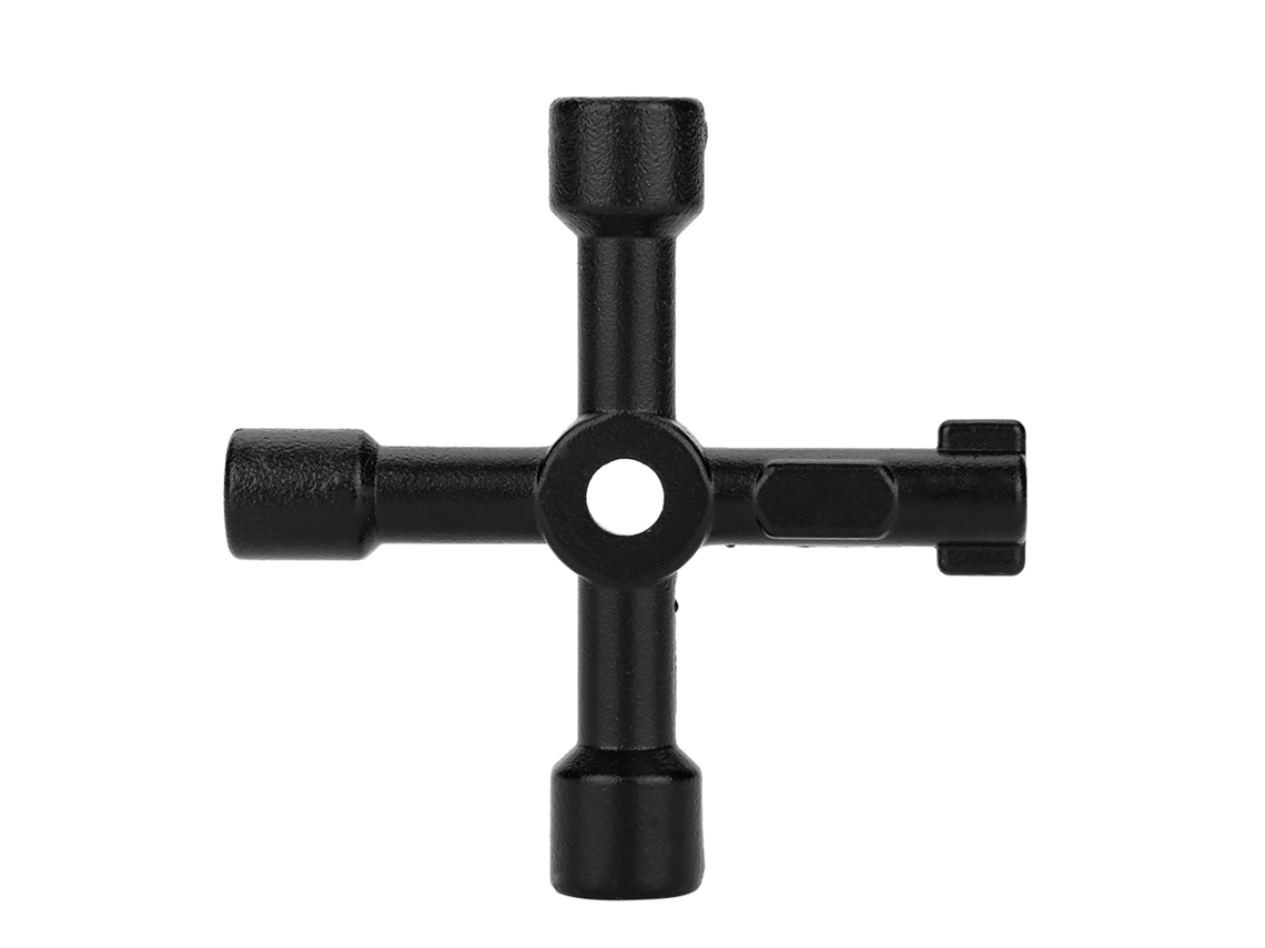 Chave Cruzada Universal Multifuncional 4 Vias de Liga de Zinco | S/MARCA