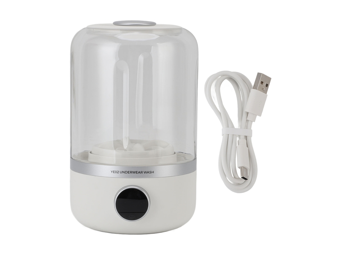 Minilavadora Portátil Silenciosa Recargable De 10 W Para Ropa Interior, Ropa De Bebé Y Prendas Pequeñas.