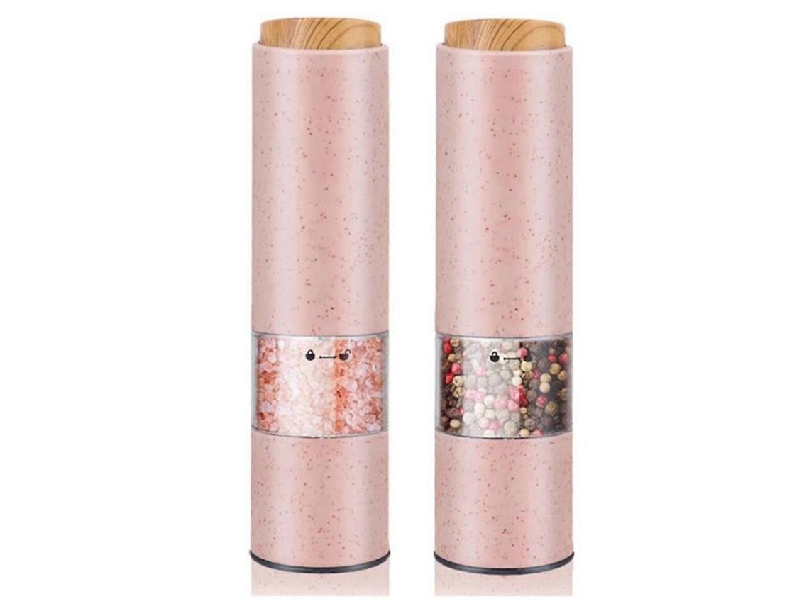 Molinillo eléctrico de sal y pimienta, de cerámica, para hierbas, pimienta y especias, ajustable para uso en la cocina. Rosewell