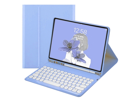 Carcasa Flip Cover y Teclado Bluetooth YIMGOTTA TS12 para iPad 10.2(2021/2020/2019)/iPad Air 10.5/iPad Pro10.5