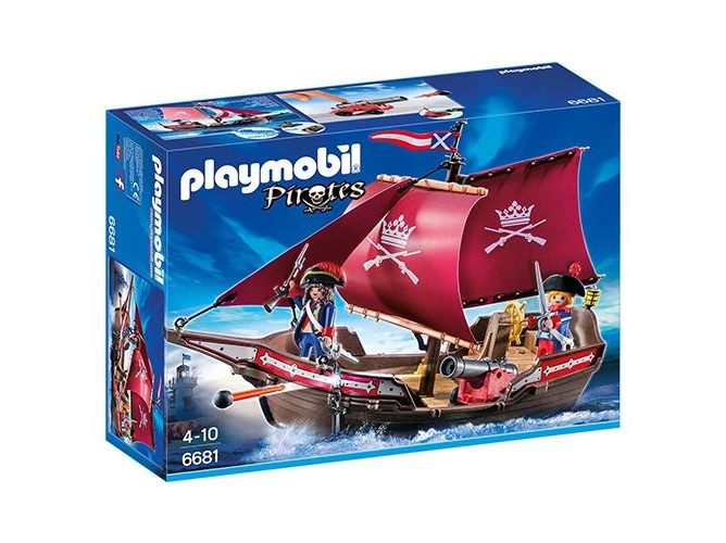 PLAYMOBIL Barco patrulla con soldados