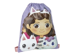 Mochila Saco Infantil GABBY'S DOLL HOUSE Lila 26 x 33 x 1 cm