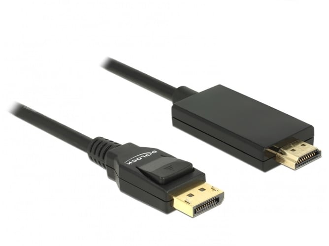 Adaptador DELOCK 85317 DisplayPort HDMI Negro 2 m