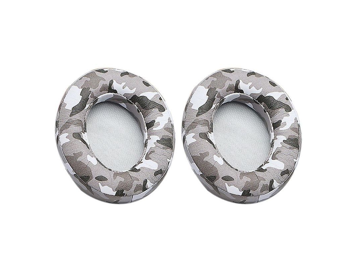 Almohadillas De Repuesto Compatibles Con Auriculares Beats Studio 2.0/3.0 Con Cable/inalámbricos, Color Gris Camuflaje, 1 Par.