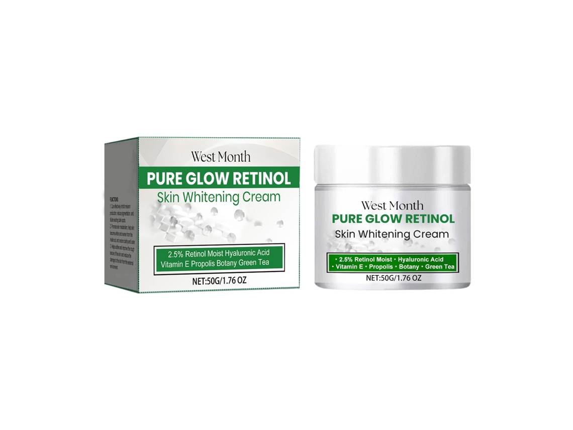 Crema iluminadora con retinol para una piel radiante.