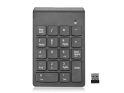 Teclado numérico inalámbrico pequeño de 18 teclas, 2,4 g, miniteclado de contabilidad Everley891
