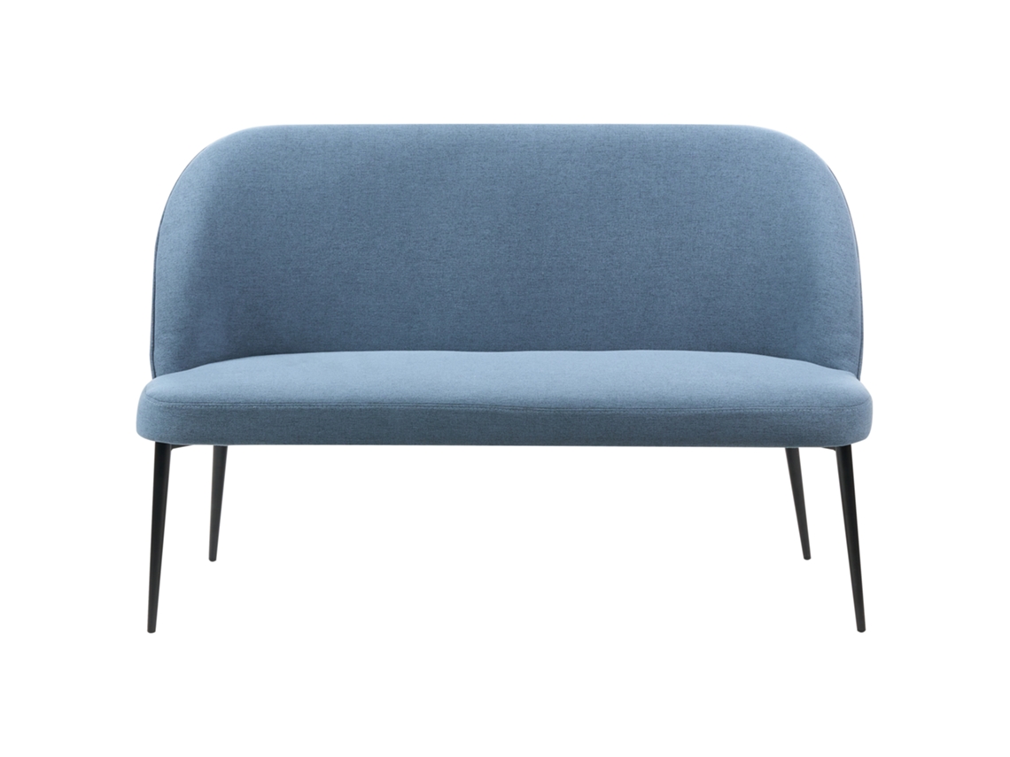 Sofá de 2 plazas BELIANI Osby de Poliéster Azul 130x49x85
