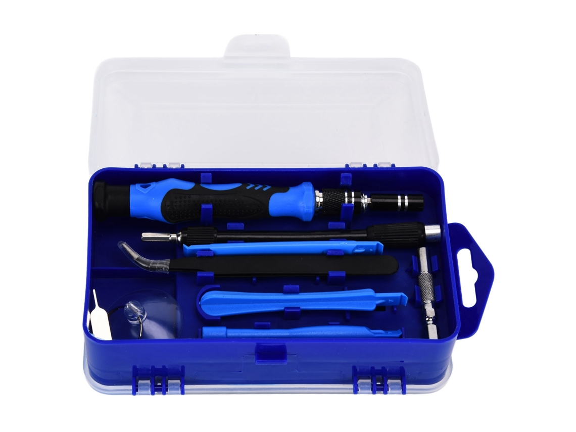 Kit De Destornilladores Magnéticos Multifuncionales De Alta Precisión 115 En 1 Para Reparación Electrónica - Azul