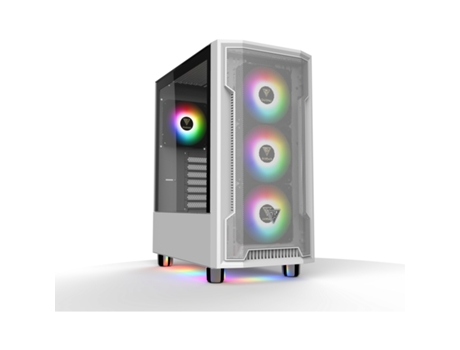 caja para pc atx torre mediana con paneles de cristal GAMDIAS Athena M6 Lite RGB