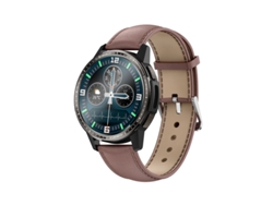 Reloj inteligente con monitor de frecuencia cardíaca, color marrón Bestvite