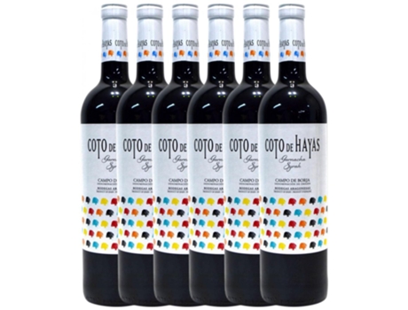 Vino BODEGAS ARAGONESAS Bodegas Aragonesas Coto De Hayas Garnacha Syrah Campo De Borja (0.75 L - 6 unidades)