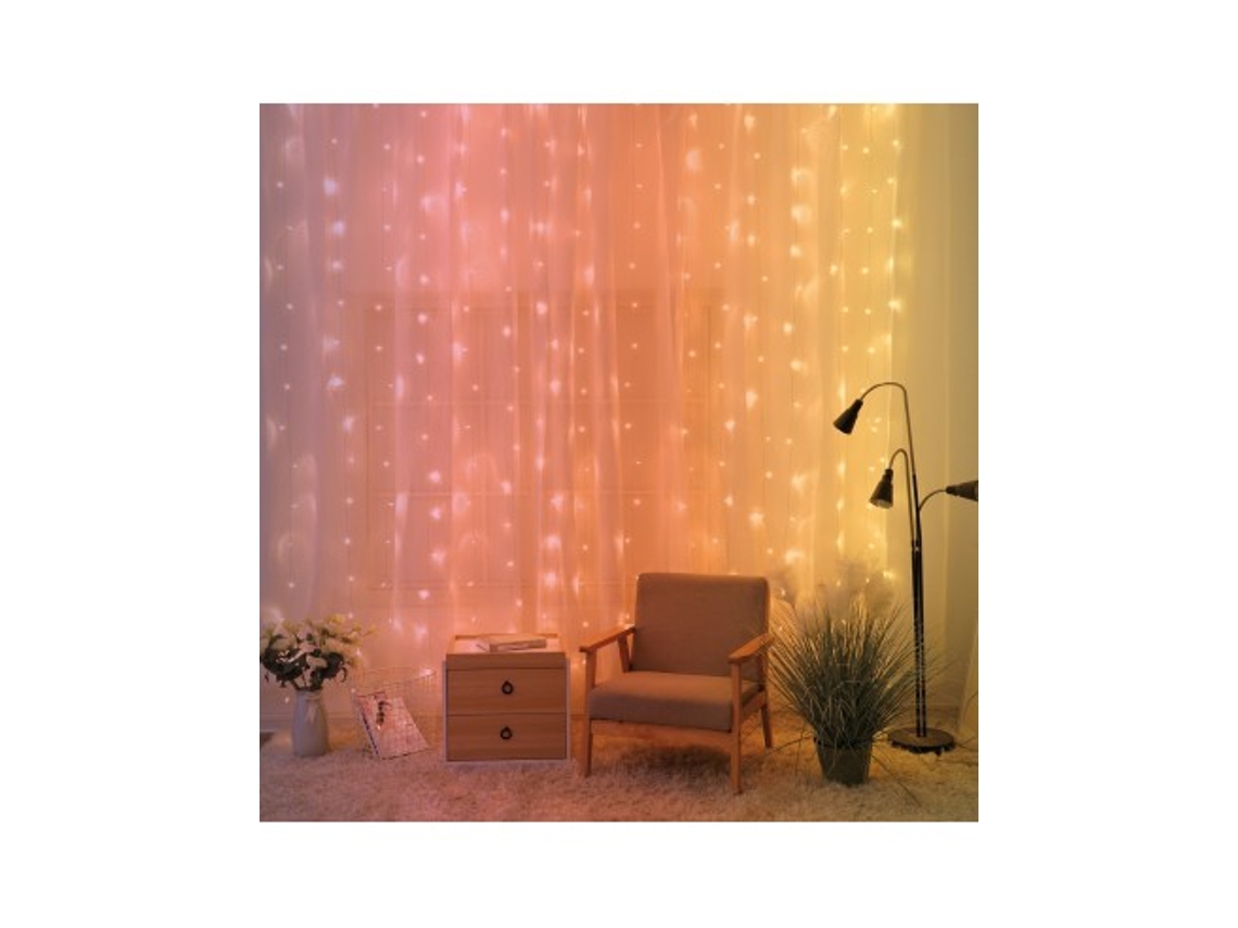 Cortina Led Luminosa 2X2M Rgb GSC