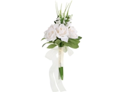 Ramo De Novia Artificial Para La Novia Y Las Damas De Honor - Rosas Artificiales