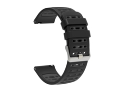 Compatible con pulseras de silicona. Negro Gris 20 mm Yunzii